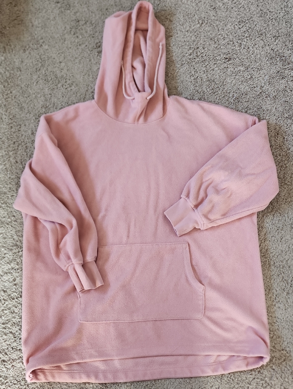 Old Navy Light Pink Oversized Hoodie Sweater